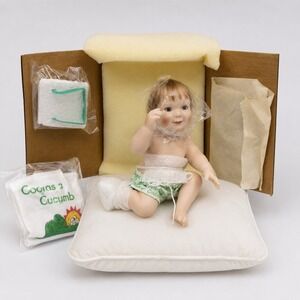 Ashton-Drake Galleries Porcelain Baby Doll Cool as a Cucumber 94586 Collectible